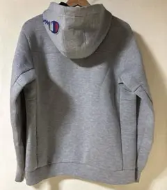 Champion グレー フード付きパーカー サイズL