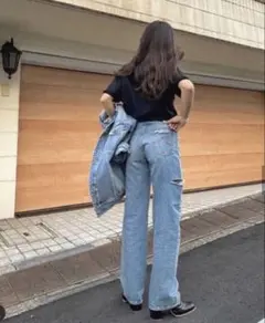 シールームリン　サイドカットデニム　23インチ