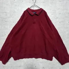 e2 IZOD アイゾッド ヴィンテージ スウェットポロ XXL アメカジ古着