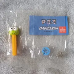 PEZ×はぴだんぶい マスコット　けろけろけろっぴ　ガチャガチャ