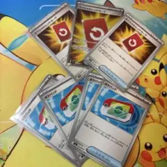 汎用カードまとめ売り　スペシャルレッドカード　ポケパッド　7枚