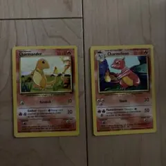 ポケモンカード 海外版 2枚セット ヒトカゲ リザード
