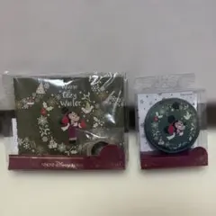 ミッキー　クリスマス　スケッチブック＆マスキングテープ　スライドミラーセット