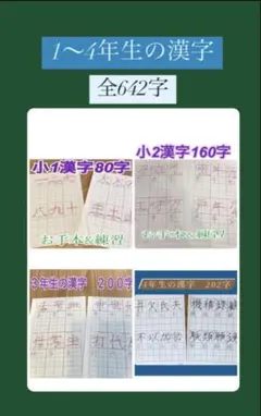 期間限定値引‼️書き順＆整った字が身につく！1～4年生の漢字全642字 