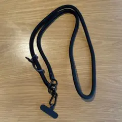 スマホショルダーストラップ ブラック