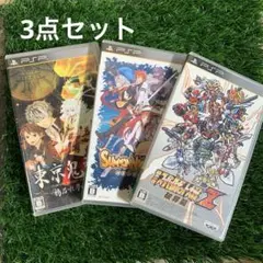PSP ソフト　3点　サモンナイト5 東京鬼祓師　第2次スーパーロボット対戦Z