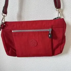Kipling レッド ショルダーバッグ