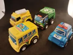 働く車 ミニカー 4台セット プルバックカーのサムネイル