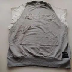 商品名】MILKFED. ミルクフェド ロゴ ラグラン Tシャツ グレー