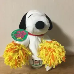 スヌーピー 　チア　パペット　ぬいぐるみ
