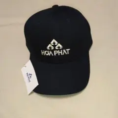 新品未使用　HOA PHAT 刺繍ロゴ キャップ ネイビー　企業キャップ