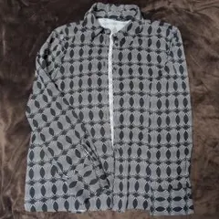 ZARA 幾何学模様 長袖シャツ