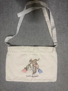 Left Alone 刺繍 ショルダーバッグ