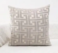 SHEIN 幾何学模様 クッションカバー