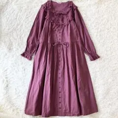 半蔵様　　ワンピース　ピコフリル　ワンピース　PINKHOUSE 341 半蔵様 ワンピース ピコフリル ワンピース PINKHOUSE 341 - メルカリ