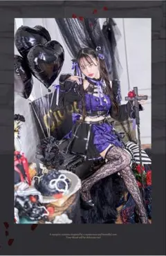 キャンドルローズブラックヴァンパイア.HWコスプレ8set/【Malymoon】のサムネイル