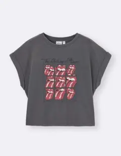 GU ウォッシュドグラフィックT The Rolling Stones