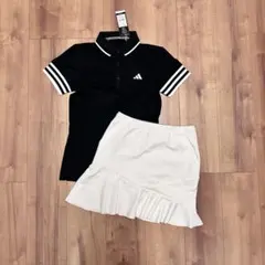 半袖ポロシャツ　フレアスカート　セットアップ　サイズS ゴルフウェア　春夏　新品