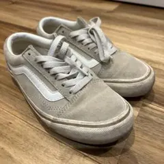 VANS OLD SKOOL ベージュ スエード スニーカーのサムネイル