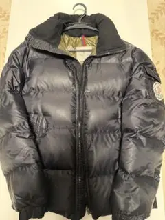 極品　MONCLER ブラックダウンジャケット サイズ0正規品