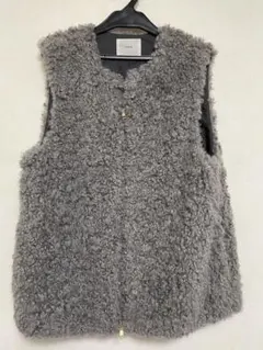 イエナ　iena ヘムレースジレ　ストライプ　レース　ベスト　グレー ヘムレースジレ（ジレ）｜IENA（イエナ）の通販｜BAYCREW'S STORE