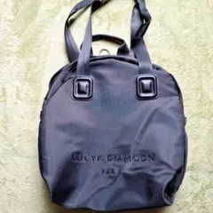 LUCYK DIAMONDN ブラック リュック