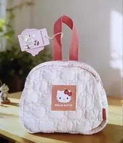 ハローキティ　キルティングハンドバッグ