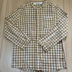 H&M チェック柄 長袖シャツ 120