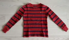 【訳あり】POLO RALPH LAUREN キッズ ボーダー カットソー 7歳