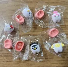 17☆ サンリオキャラクターズ　みんなでなっちゃお！ 歯 5種セット