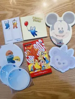 非売品♡ 香港　ディズニーランド　付箋　ディズニーシーメモ帳　ANA付箋　等など