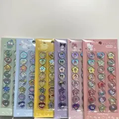 おはじきふうシール　サンリオ 新品未開封　全6枚セット　サンスター文具