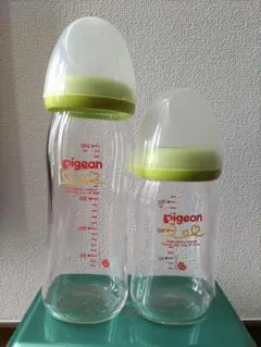 Pigeon 母乳実感哺乳瓶 240ml 160ml 耐熱ガラス 2本セット
