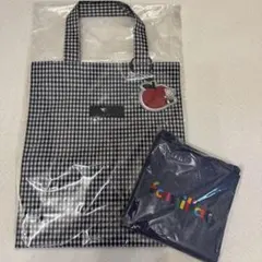familiar ギンガムチェックトートバッグ&限定エコバッグ付き