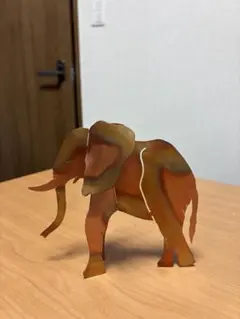 象 インテリア オブジェ おしゃれ ブラウン ナチュラル 置物 アニマル 雑貨