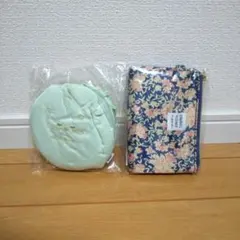 スナイデルホーム 猫刺繍クッションポーチ&マルチポーチ