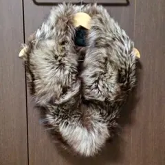 【人気】SAGA FOX シルバーフォックス リアルファー マフラー