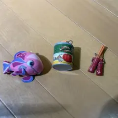 ディズニー パークフード ミニチュアチャーム＆キーチェーン 3点セット /TDR