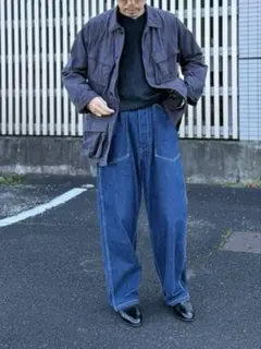 maatee&sons ネップミリタリーデニムパンツ - メルカリ