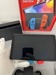 【超美品】Nintendo Switch 有機ELモデル ネオンオレンジ/ブルー