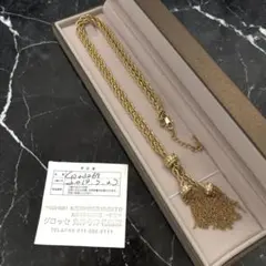 希少 極美品 Grosse グロッセ ネックレス フリンジ ゴールド 金 - メルカリ