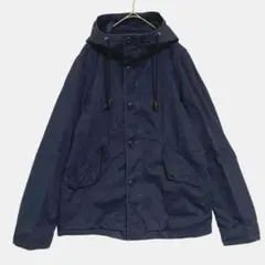 ビューティーアンドユース　ショートドロスト モッズコート　ネイビー　S