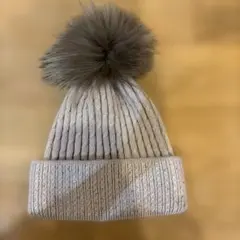 新品　マギー　カシミヤ入りニット帽 チャイニーズラクーン　タグ付き