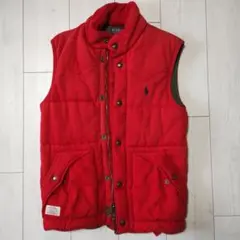 Polo by Ralph Lauren レッド ダウンベスト XS