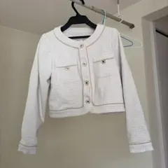 M-PREMIER couture ツイードノーカラージャケット 38夏用 - メルカリ