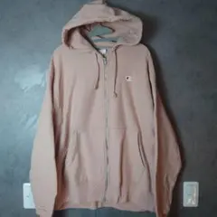 Champion ピンク ジップアップパーカー