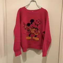 70s ユーロ Walt disney production ミッキースウェット