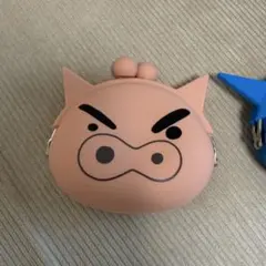 【未使用】クレヨンしんちゃん　シリコン　がま口　ぶりぶりざえもん