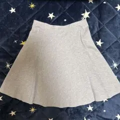 UNIQLOグレー フレアスカート スウェット素材