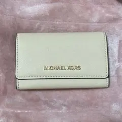 マイケルコース 名刺入れ　ピンクベージュ